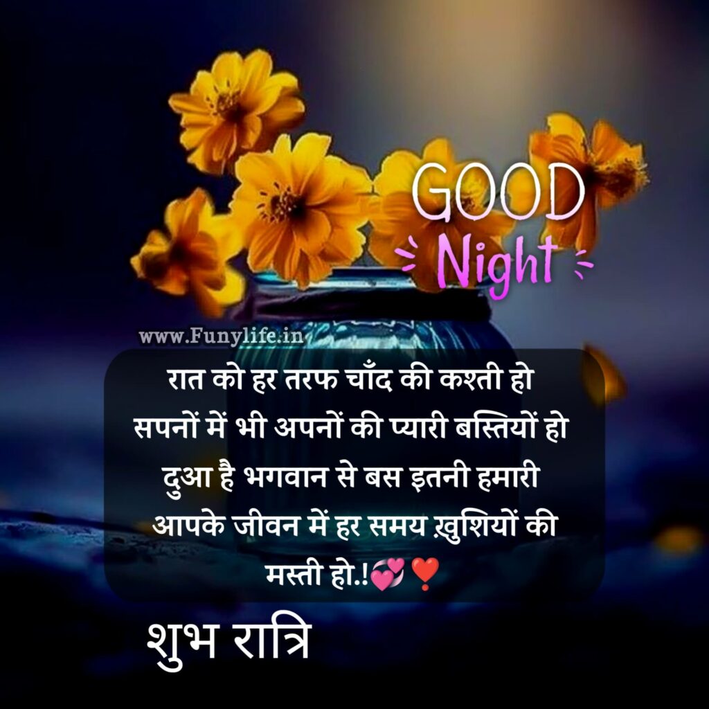Good Night in Hindi