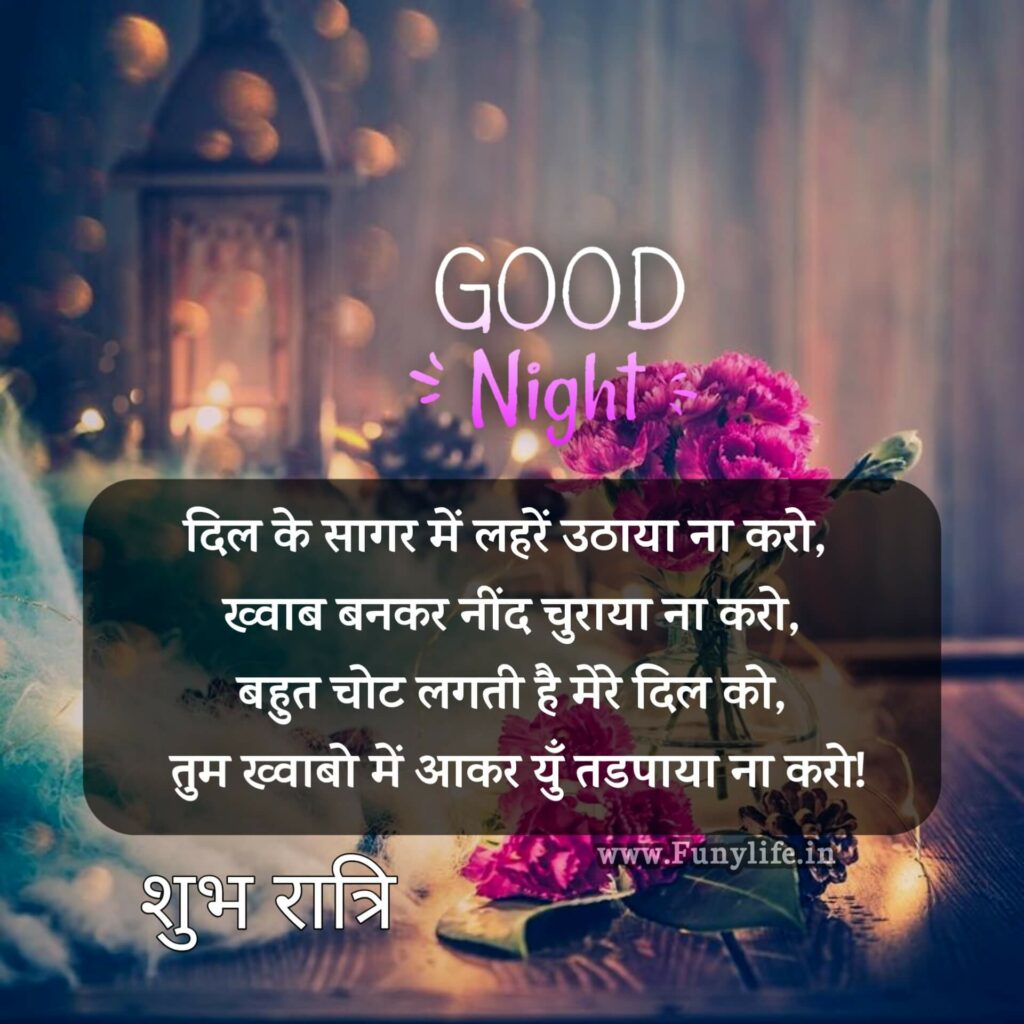 Beautiful Good Night Shayari