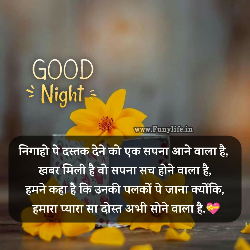 Good Night Shayari SMS