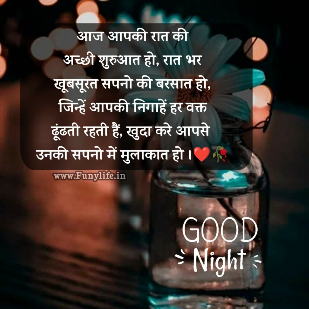 Good Night Shayari 2022